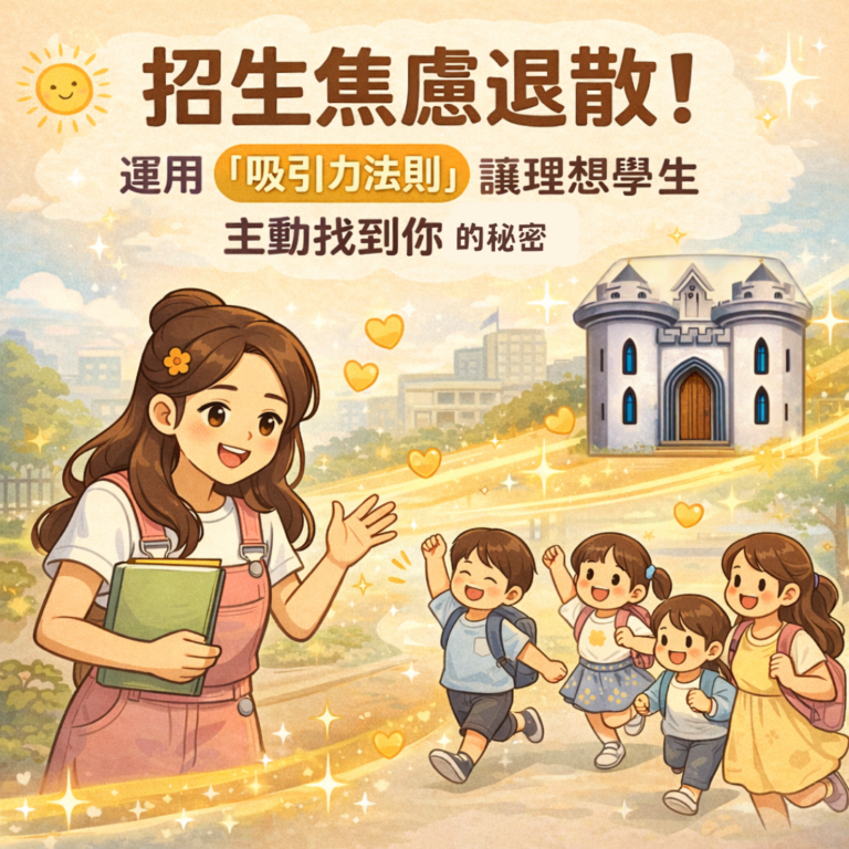 招生焦慮退散!運用「吸引力法則」讓理想學生主動找到你的秘密